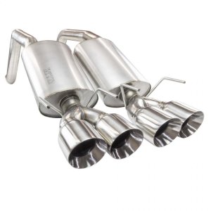 Chevrolet C6 Performance Exhaust - Kooks Headers - Axle Back with Polished tips - `06-`13